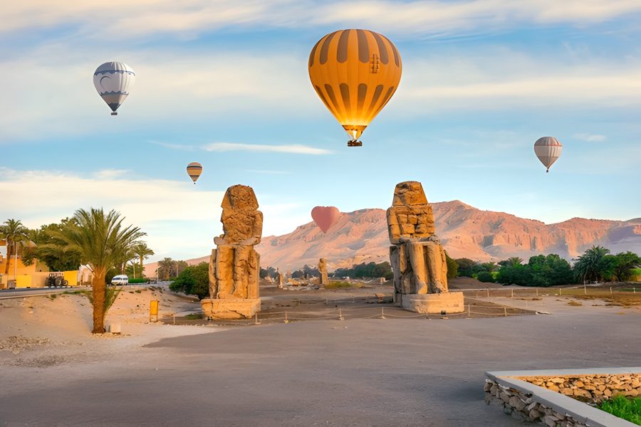 Soar Above History: Experience Luxor from a Hot Air Balloon